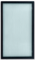 Alu-vitrine 700 x 596 mm. — 98 Sort Alu