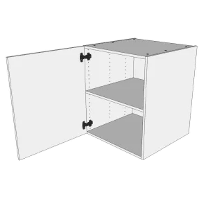 Underskab 20 cm med hylde og låge