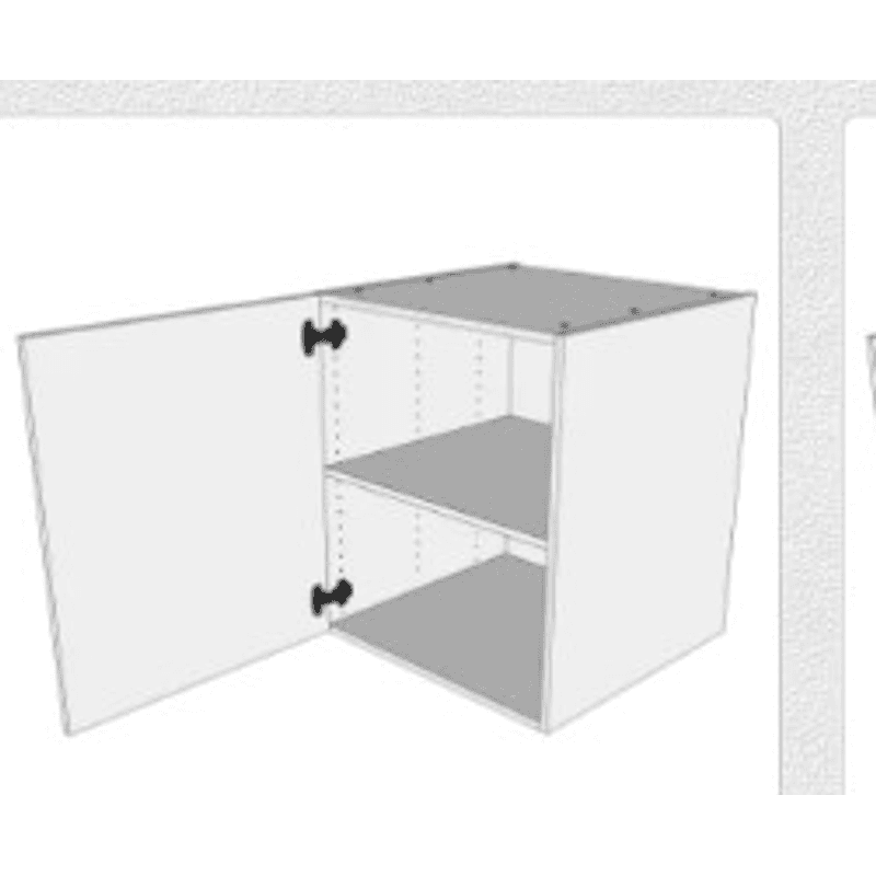 Underskab 40 cm med hylde og låge