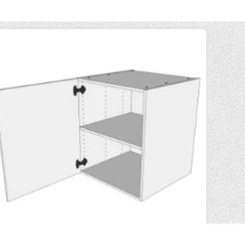 Underskab 50 cm med hylde og låge