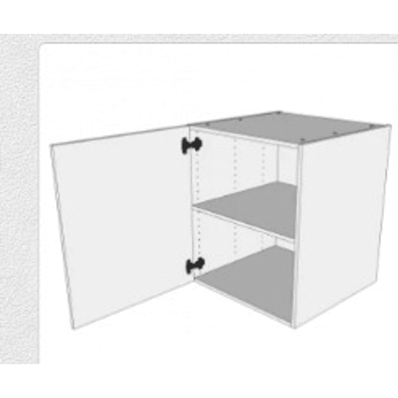 Underskab 60 cm med hylde og låge